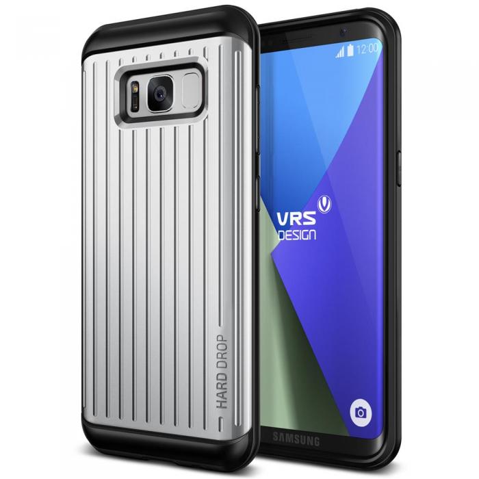 VERUS - Verus Waved Hard Drop Skal till Samsung Galaxy S8 Plus - Silver