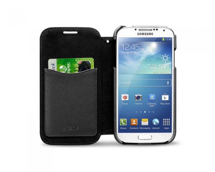 UTGATT4 - Zenus Prestige Minimal Diary vska till Samsung Galaxy S4 i9500 - Svart