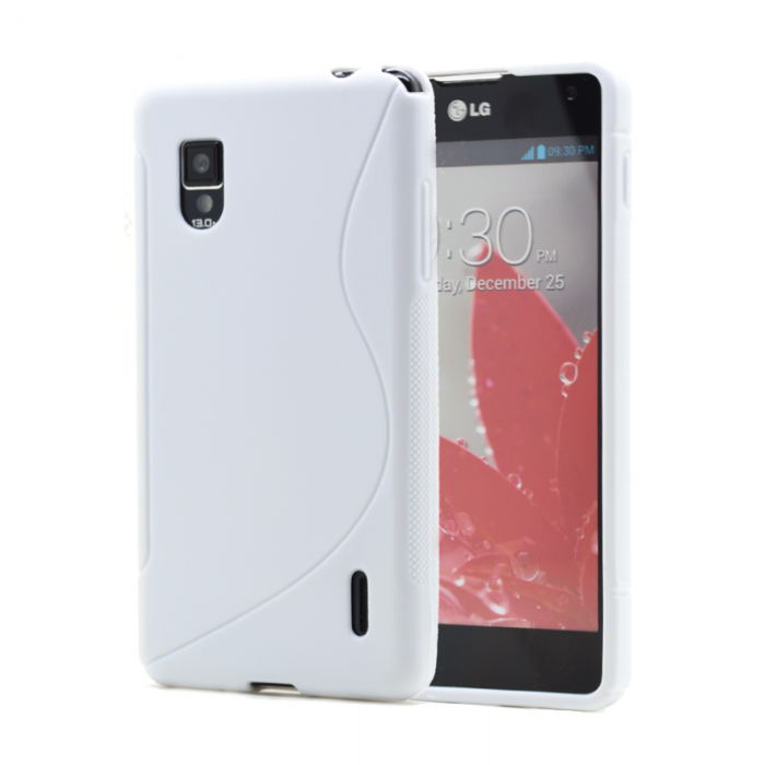 UTGATT4 - FlexiSkal till LG Optimus G E975 (Vit)