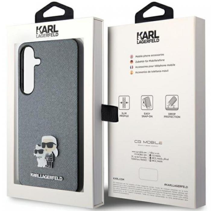 KARL LAGERFELD - Karl Lagerfeld Galaxy S24 Plus Mobilskal Saffiano Metal Pin