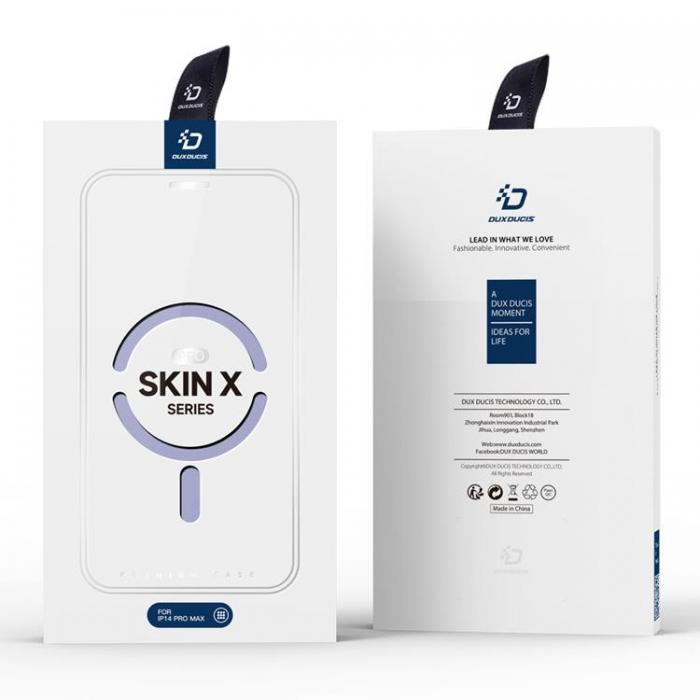 Dux Ducis - Dux Ducis iPhone 14 Pro Max Plnboksfodral Magsafe Skin X Pro - Lila