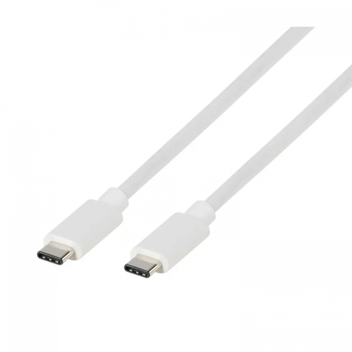 UTGATT1 - Vivanco GaN Snabb Hemladdare USB-A till USB-C 65W USB-C Kabel - Vit