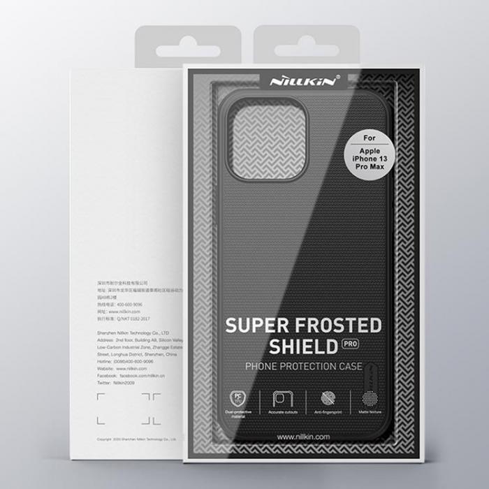 Nillkin - Nillkin Super Frosted Skal iPhone 13 Pro Max - Svart