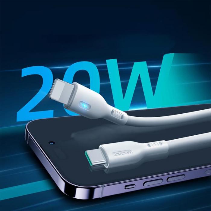 Joyroom - Joyroom Kabel USB-C Till Lightning 20W 1.2m - Vit