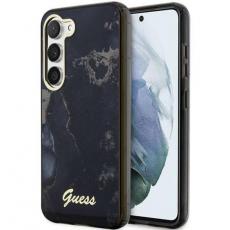 Guess - Guess Galaxy S23 Mobilskal Marble - Svart