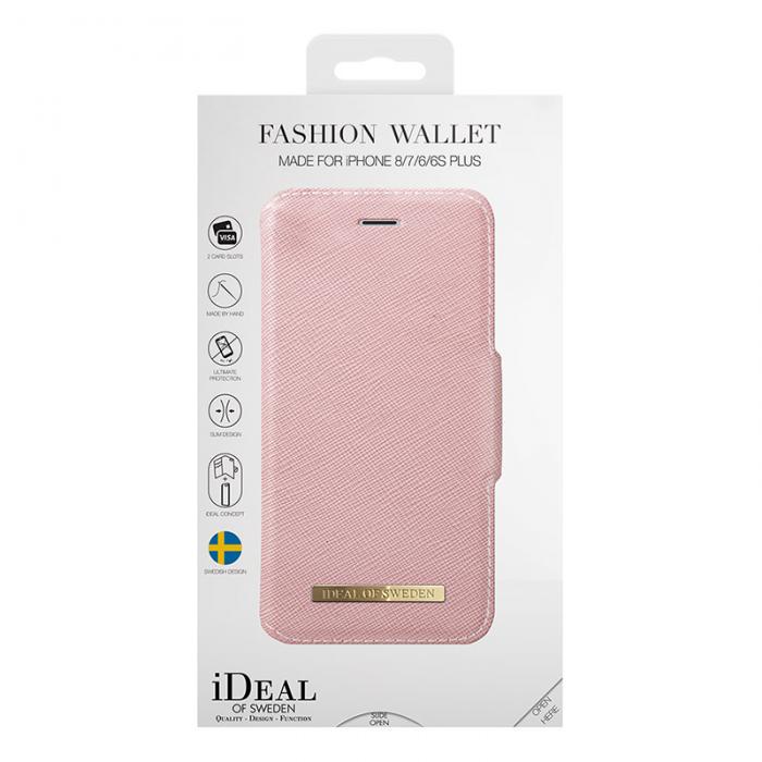 UTGATT4 - iDeal of Sweden Fashion Wallet iPhone 6/6S/7/8 Plus Pink
