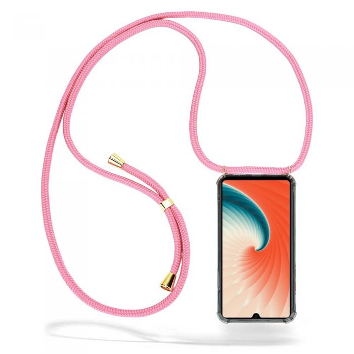 UTGATT1 - Boom Huawei Mate 20 mobilhalsband skal - Pink Cord