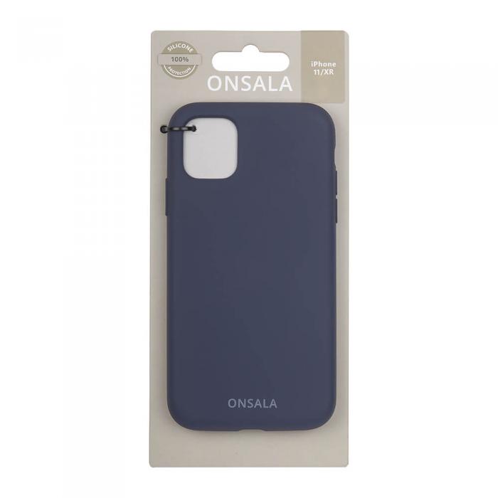 UTGATT1 - ONSALA Mobilskal Silikon Cobalt Blue iPhone 11 / XR