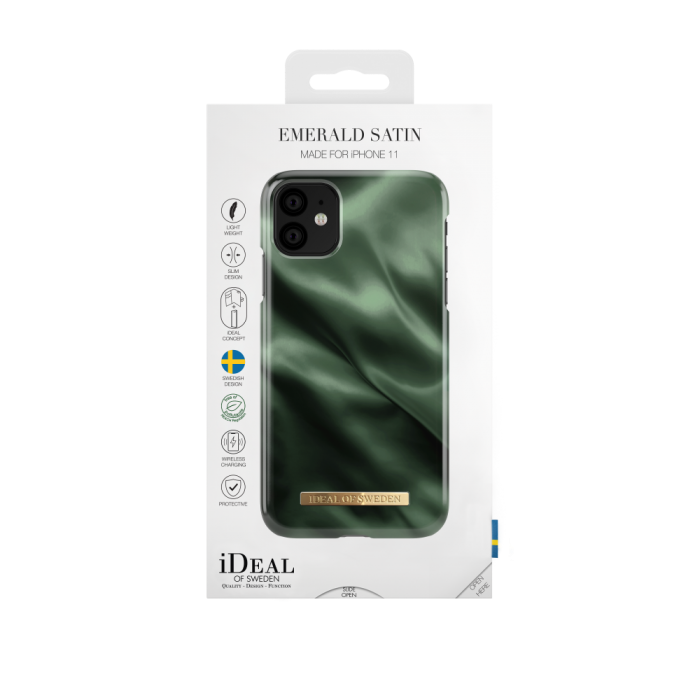 UTGATT5 - iDeal Of Sweden - Skal iPhone 12 Mini - Emerald Satin