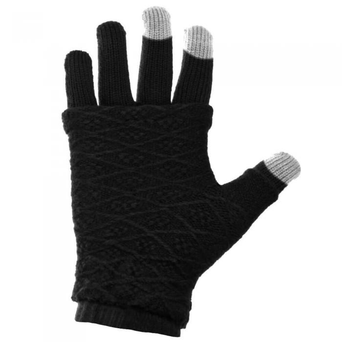 UTGATT5 - Touchscreen Winter Gloves 2in1 Svart
