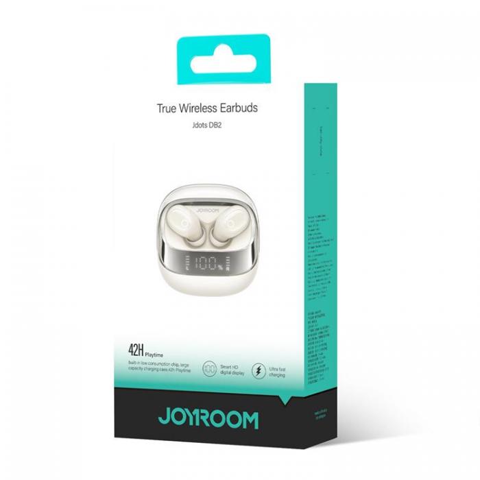 Joyroom - Joyroom Trdlsa In-Ear Hrlurar (JR-DB2) Jdots Series - Vit
