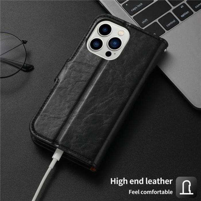 A-One Brand - iPhone 15 Pro Max Plnboksfodral 2-in-1 Detachable - Svart