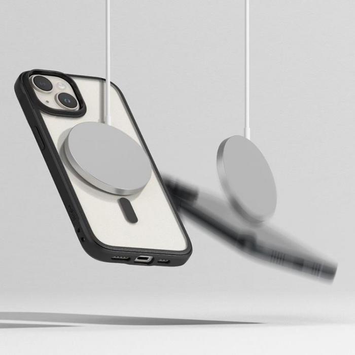 Ringke - Ringke iPhone 15 Mobilskal Magsafe Fusion Bold - Matte Svart