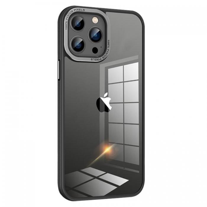 A-One Brand - iPhone 14 Pro Max Skal Kameraram i Metall - Svart