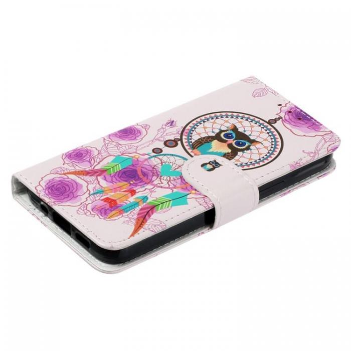 A-One Brand - iPhone 14 Plnboksfodral Folio Flip - Owl Chime