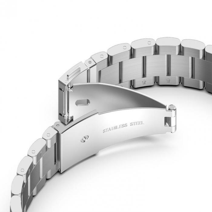 Tech-Protect - Stainless Armband Samsung Galaxy Watch 6 Classic (43mm) - Svart/Rd