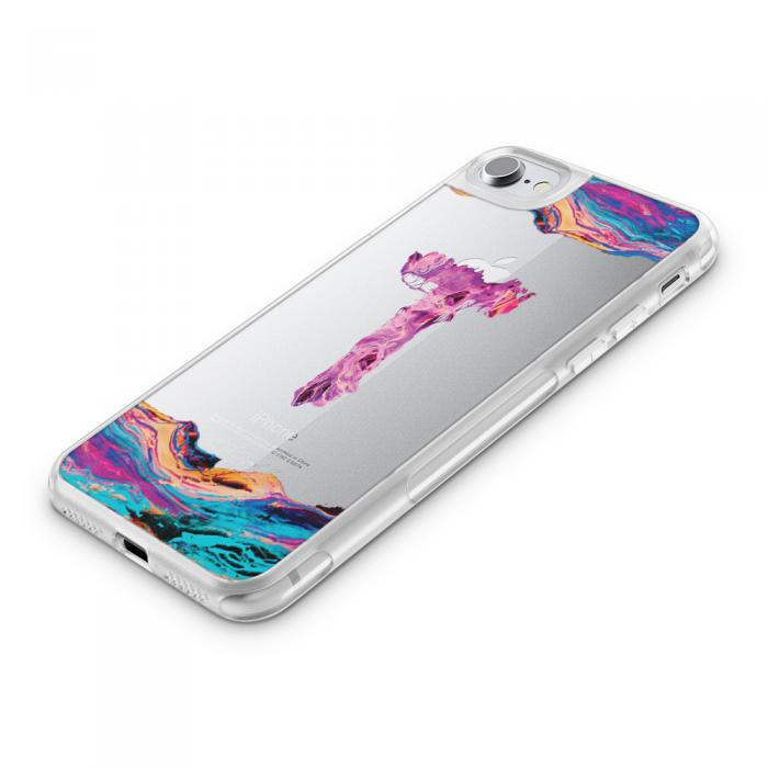UTGATT5 - Fashion mobilskal till Apple iPhone 8 - Paint T