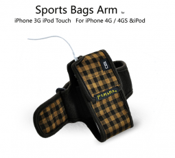 A-One Brand - PCMAMA Sportarmband till iPhone 4S/4 / 3G / 3GS / iPOD (CHECK)