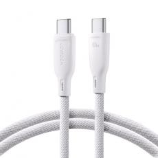 Joyroom - Joyroom USB-C - USB-C Kabel 60W 1m Multi-Color - Vit