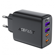 Acefast - Acefast A61 PD 45W GaN Väggladdare 2 x USB-A + 2 x USB-C - Svart