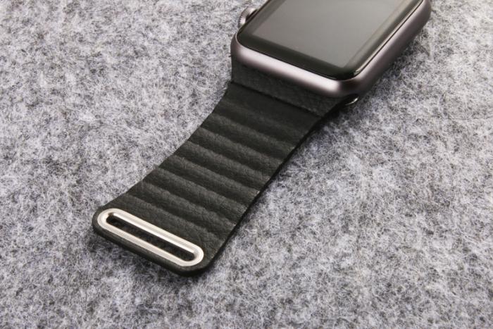 A-One Brand - Magnetisk Watchband till Apple Watch 42mm - Svart