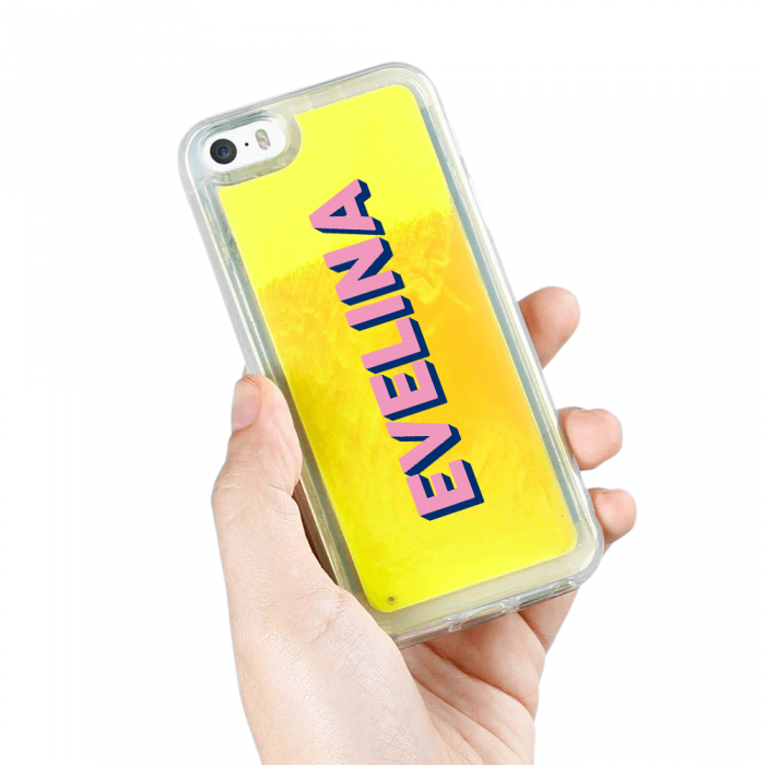 UTGATT5 - Designa Sjlv Neon Sand skal iPhone 5/5s/SE - Orange