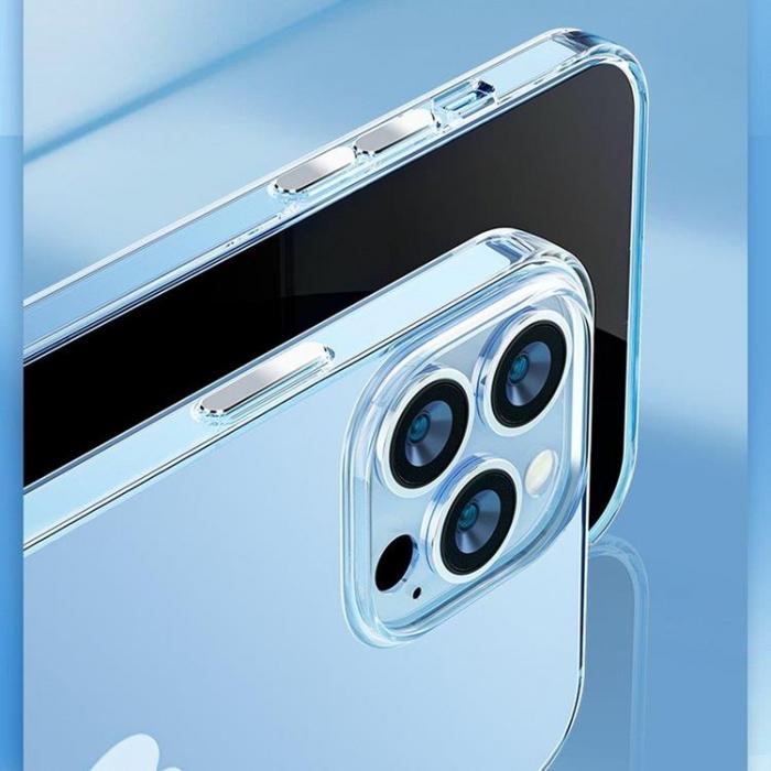 Kingxbar - Kingxbar iPhone 13 Skal Elegant Glitter Series - Rosa Transparent