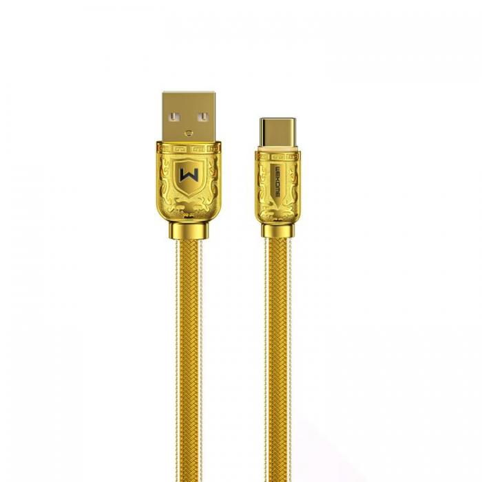 UTGATT5 - WK Design USB Till USB-C Kabel 1m - Guld