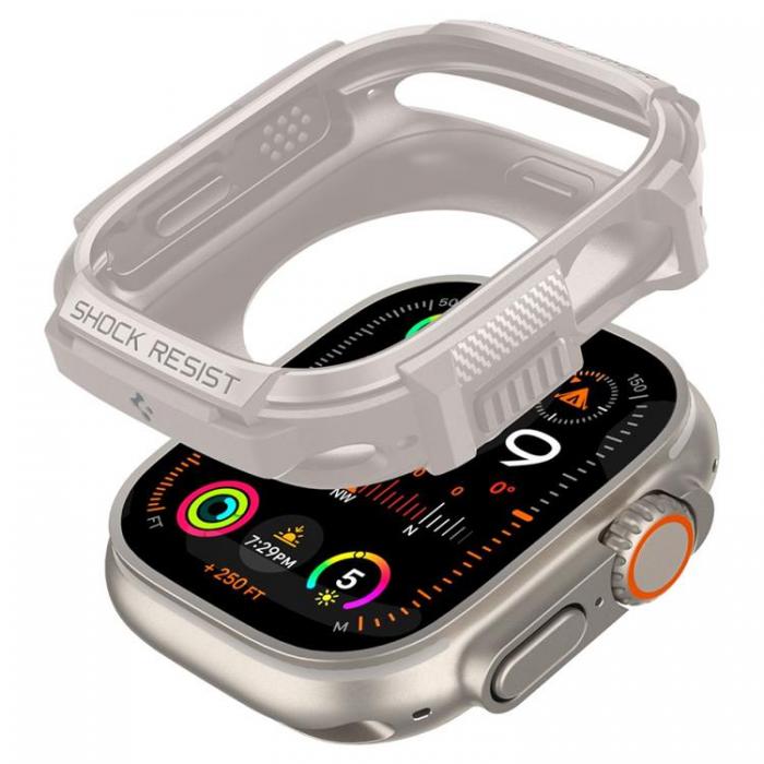 Spigen - Spigen Apple Watch Ultra (49mm) Skal Rugged Armor - Dune Beige