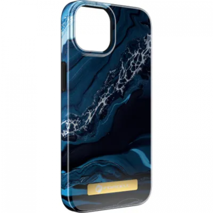 Guess - Forcell iPhone 14 Mobilskal Magsafe Mirage Ocean Marble