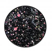 PopSockets - POPSOCKETS Sparkle Black Avtagbart Grip med Ställfunktion Premium