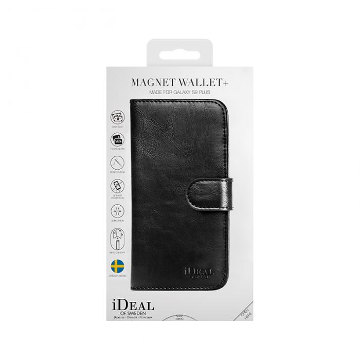 UTGATT4 - iDeal of Sweden Magnet Wallet+ Samsung Galaxy S9 Plus Black