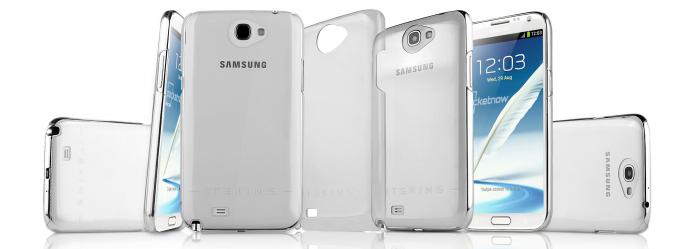 UTGATT5 - ITSkins Ghost Skal till Samsung Galaxy Note 2 (Transparent) + Skrmskydd