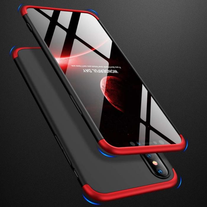 UTGATT4 - GKK 360 Protection Fram bak skal iPhone XS Max Svart-Rd logo