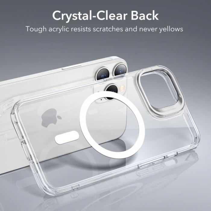ESR - ESR iPhone 14 Pro Skal Kickstand Halolock Magsafe - Clear