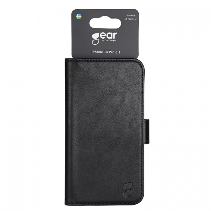 GEAR - Gear iPhone 14 Pro Plnboksfodral 3 Kortfack - Svart
