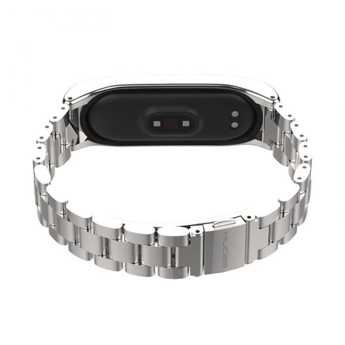 Tech-Protect - Tech-Protect Rostfritt Xiaomi Mi Band 3/4 Silver