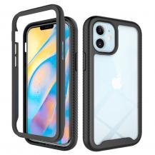 A-One Brand - Heltäckande Skal till Apple iPhone 12 Mini - Svart