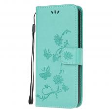 A-One Brand - Butterfly Plånboksfodral till Xiaomi Mi 11 - Turkos