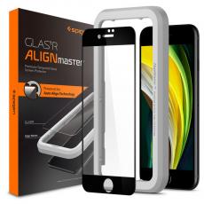 Spigen - Spigen Alm Fc Härdat Glas Skärmskydd iPhone 7/8/SE (2020/2022) - Svart