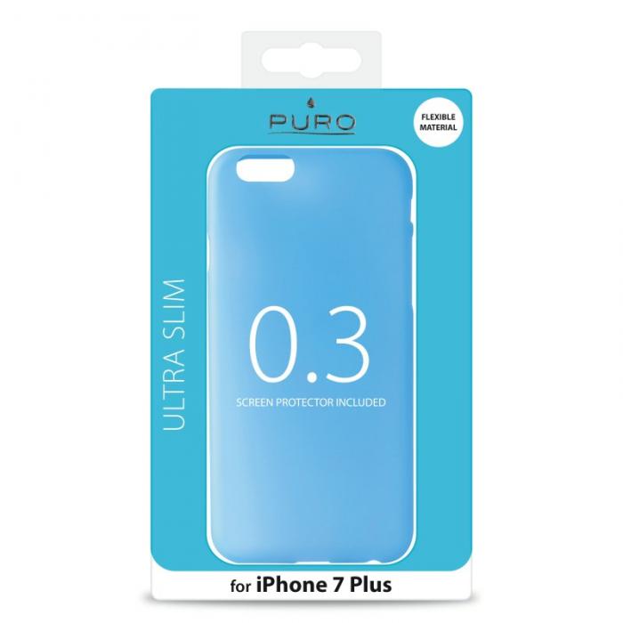 UTGATT5 - Puro iPhone 7 Plus Ultra-slim 0.3 Cover - Bl
