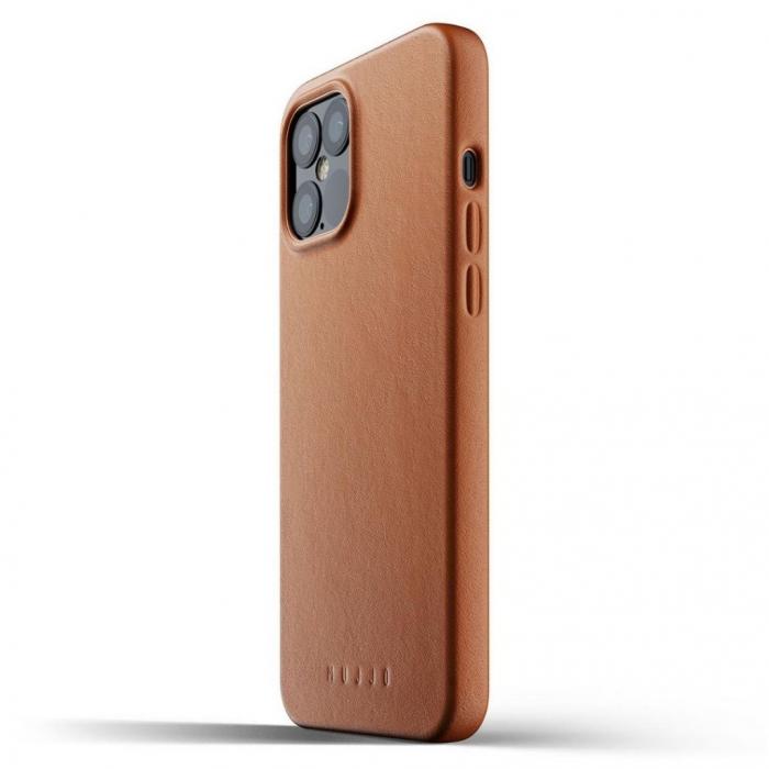 UTGATT4 - Mujjo Full Leather Case till iPhone 12 Pro Max - Tan