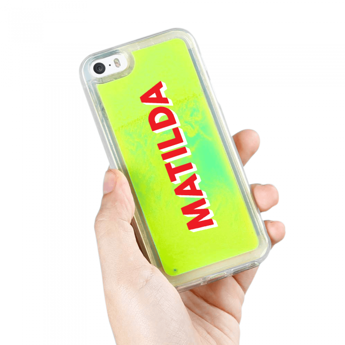 UTGATT5 - Designa Sjlv Neon Sand skal iPhone 5/5s/SE - Grn