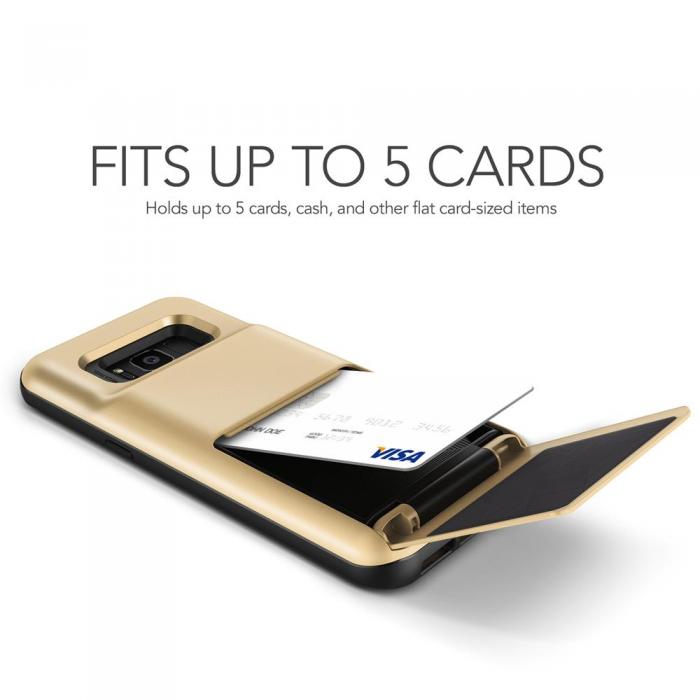 VERUS - Verus Damda Folder Card Slot Skal till Samsung Galaxy S8 Plus - Gold