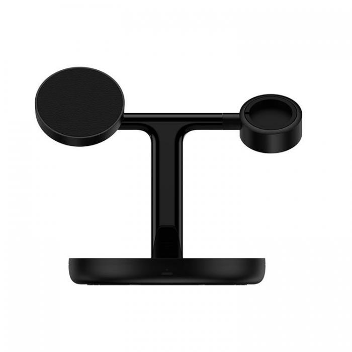 BASEUS - Baseus 3-in-1 Trdls Laddare Magsafe Stativ med Kabel 1m