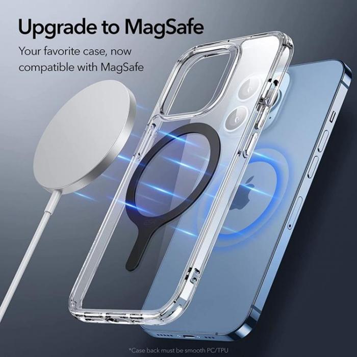 UTGATT - ESR 2-Pack MagSafe Ring Magnetisk Platta Universell - Svart
