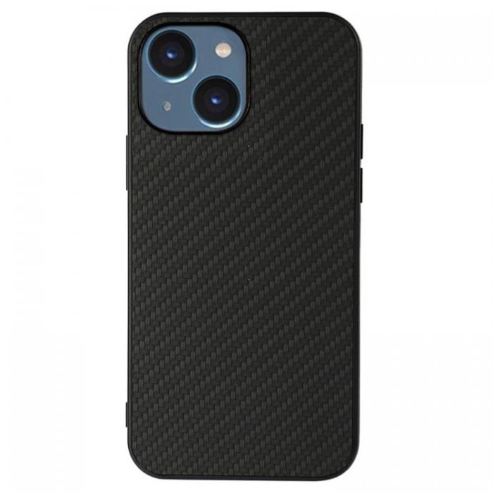 A-One Brand - iPhone 14 Skal Carbon Fiber - Svart