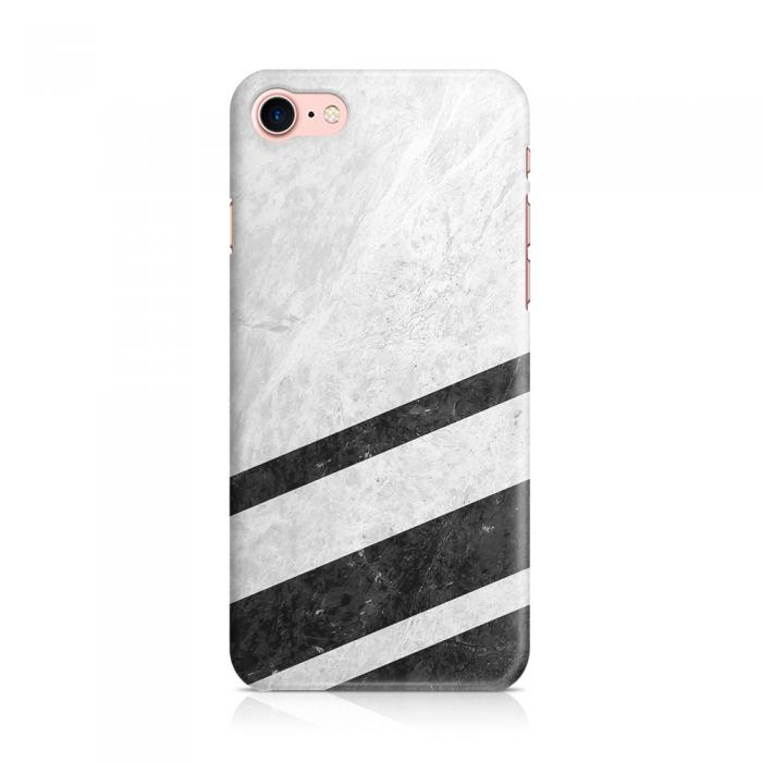 UTGATT5 - Skal till Apple iPhone 7/8 - White Striped Marble