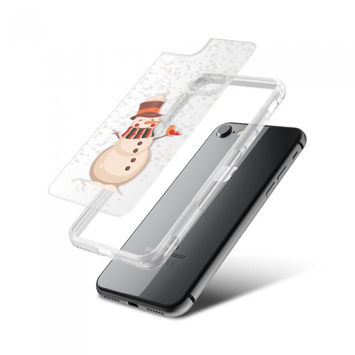 UTGATT5 - Fashion mobilskal till Apple iPhone 7 - Frosty Snowman
