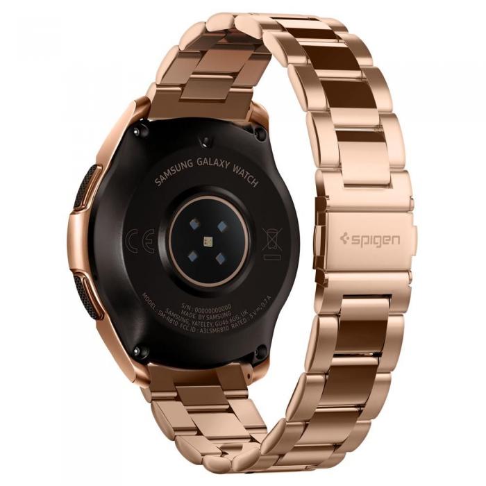UTGATT5 - Spigen Modern Passform Band Samsung Galaxy Watch 42mm - Rose Guld